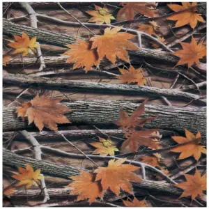 Large Orange Leaf Camo
