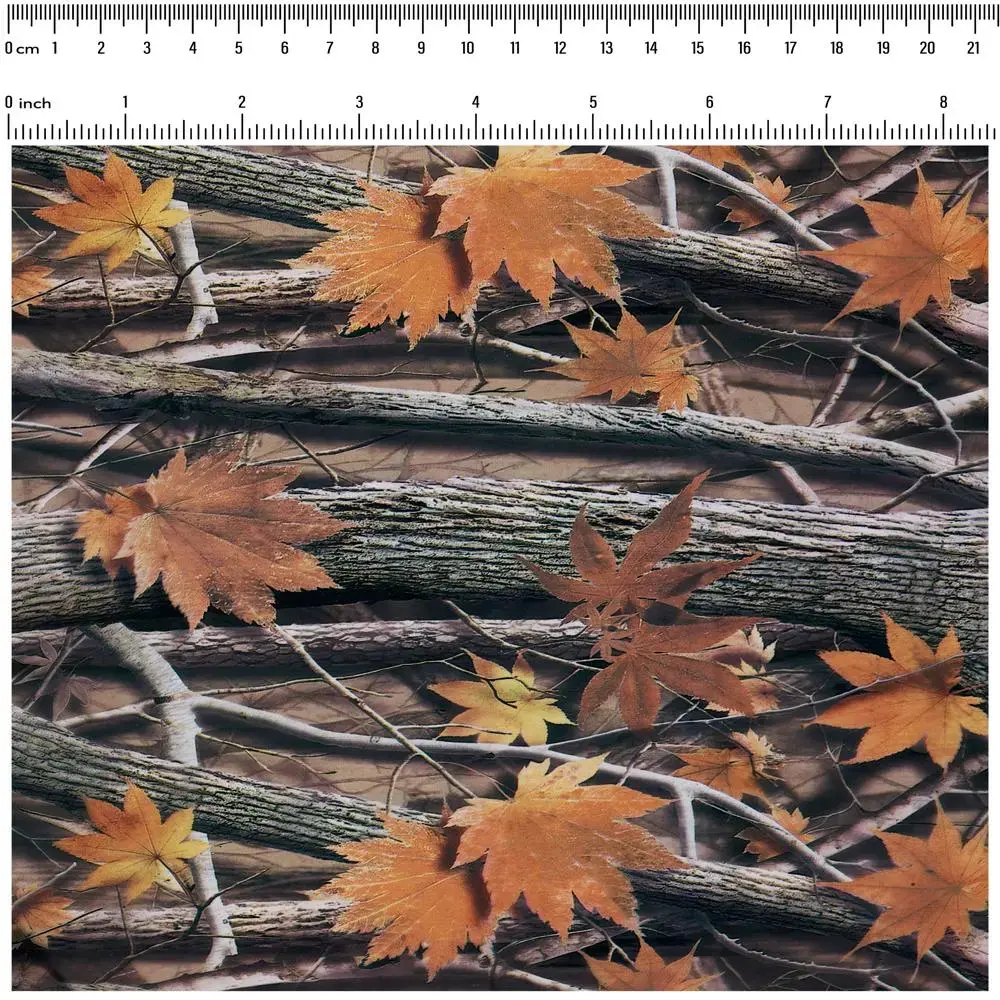 Large Orange Leaf Camo - Image 2