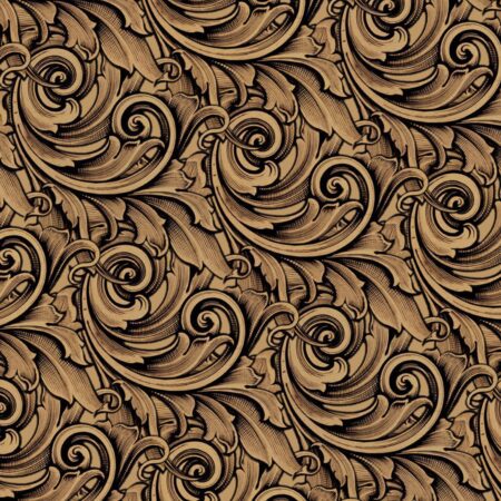 Sepia Scrollwork 23