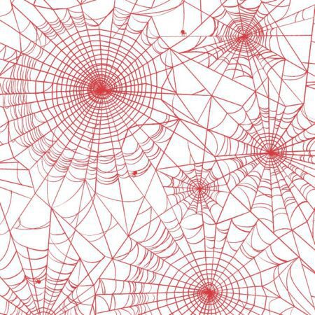 Spider Webs 24 Red