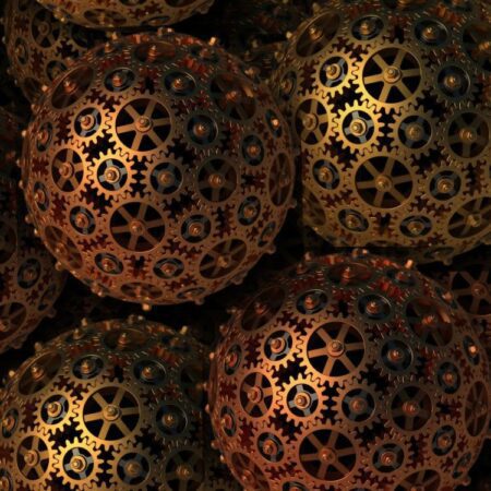 Steampunk Gear Balls