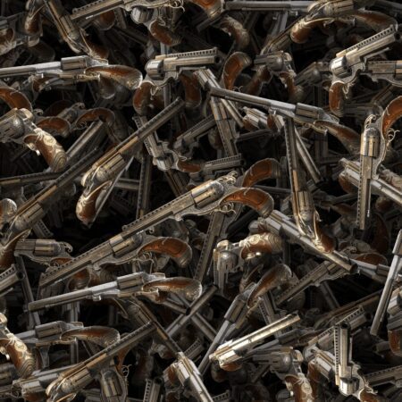 Steampunk Revolver 22