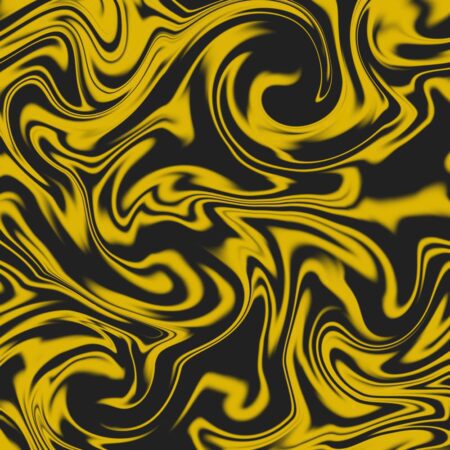 Swirled Paint Black and Gold