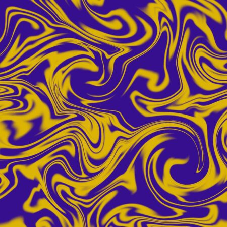 Swirled Paint Navy and Gold