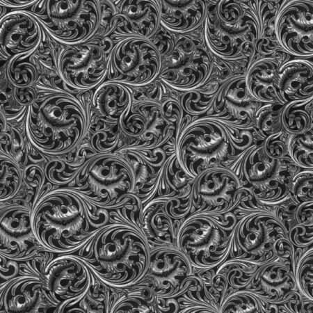Tooled Leather 25 Grayscale