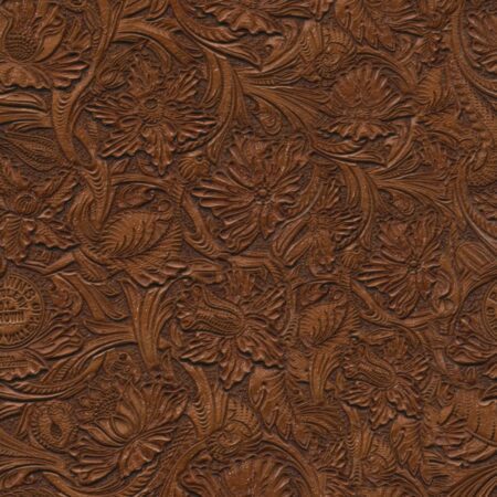 Tooled Leather Varnished