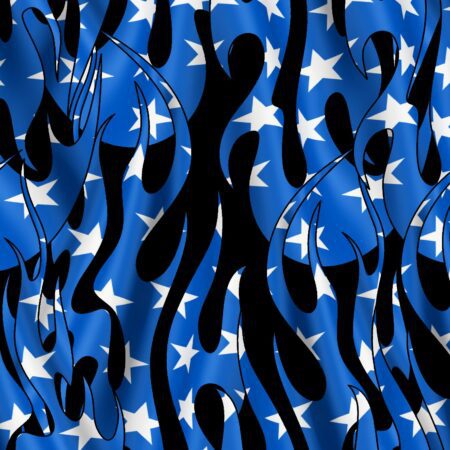 Tribal Flames US Flag 20