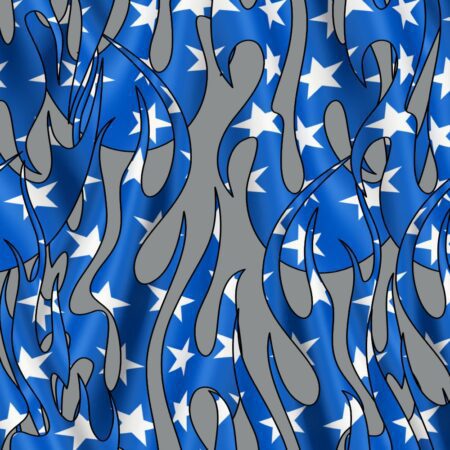 Tribal Flames US Flag 21