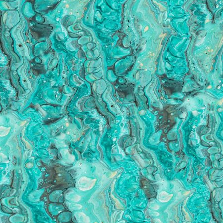 Turquoise Paint Swirl