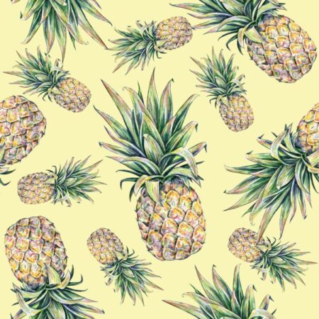 Watercolor Pineapple 23