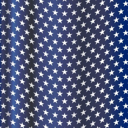 Waving Flag Blue Star