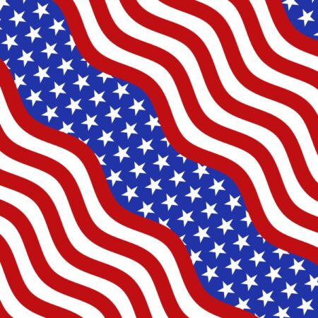 Wavy US Stripes 23