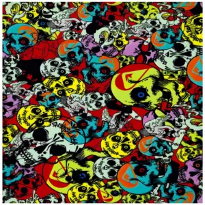 Neon Nightmare Skulls