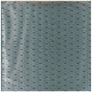 Silver Carbon Fiber Hex